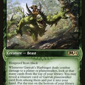 Core Set 2021 - 307 - Garruk's Harbinger - Rare - G - Foil (Front)