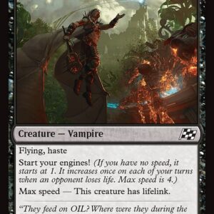 Aetherdrift - 107 - Streaking Oilgorger - Common - B - Foil