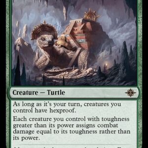 The Lost Caverns of Ixalan - 176 - Bedrock Tortoise - Rare - G - Non-foil (Front)