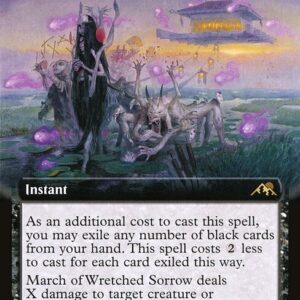 Kamigawa: Neon Dynasty - 457 - March of Wretched Sorrow - Rare - B - Non-foil