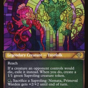 Dominaria United - 308 - Nemata, Primeval Warden - Rare - BG - Foil