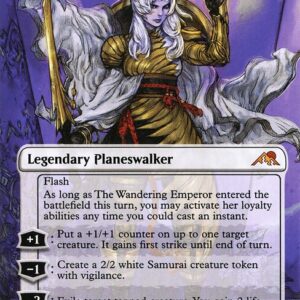 Kamigawa: Neon Dynasty - 303 - The Wandering Emperor - Mythic - W - Foil