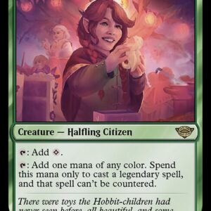 The Lord of the Rings: Tales of Middle-earth - 158 - Delighted Halfling - Rare - G - Foil