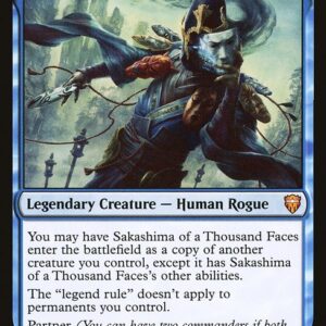 Commander Legends - 89 - Sakashima of a Thousand Faces - Mythic - U - Non-foil