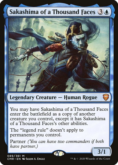 Commander Legends - 89 - Sakashima of a Thousand Faces - Mythic - U - Non-foil