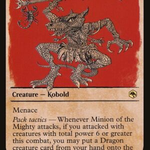 Adventures in the Forgotten Realms - 320 - Minion of the Mighty - Rare - R - Non-foil