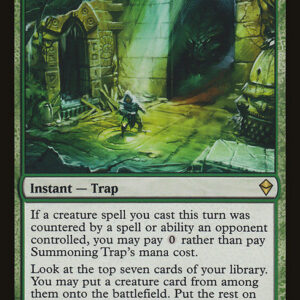 Zendikar - 184 - Summoning Trap - Rare - G - Non-foil