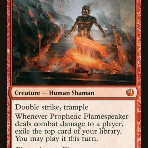 Journey into Nyx - 106 - Prophetic Flamespeaker - Mythic - R - Non-foil (Front)