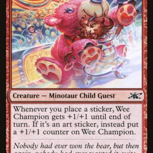 Unfinity - 127 - Wee Champion - Common - R - Foil
