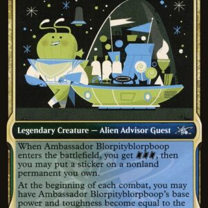 Unfinity - 254 - Ambassador Blorpityblorpboop - Uncommon - UG - Foil