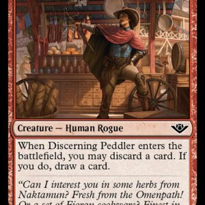 Outlaws of Thunder Junction - 121 - Discerning Peddler - Common - R - Non-foil