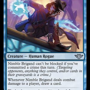 Outlaws of Thunder Junction - 58 - Nimble Brigand - Uncommon - U - Non-foil