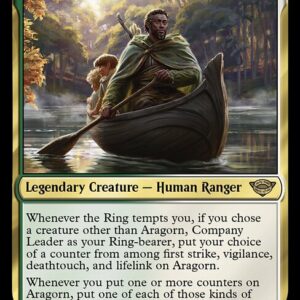 The Lord of the Rings: Tales of Middle-earth - 191 - Aragorn, Company Leader - Rare - WG - Non-foil