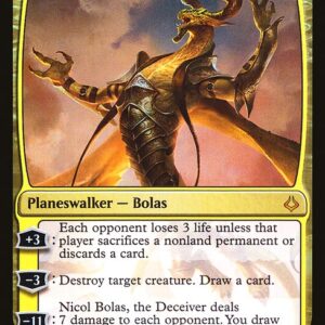 Hour of Devastation - 205 - Nicol Bolas, the Deceiver - Mythic - Multi - Foil