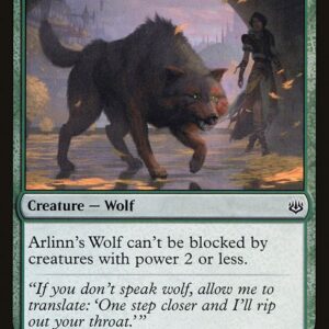 War of the Spark - 151 - Arlinn's Wolf - Common - G - Non-foil (Front)