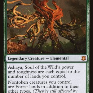 Zendikar Rising - 179 - Ashaya, Soul of the Wild - Mythic - G - Foil