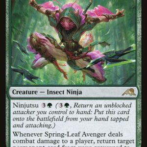 Kamigawa: Neon Dynasty - 208 - Spring-Leaf Avenger - Rare - G - Non-foil
