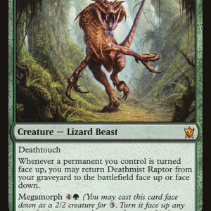 Dragons of Tarkir - 180 - Deathmist Raptor - Mythic - G - Non-foil