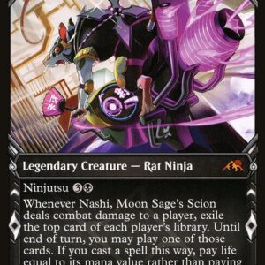 Kamigawa: Neon Dynasty - 343 - Nashi, Moon Sage's Scion - Mythic - B - Non-foil