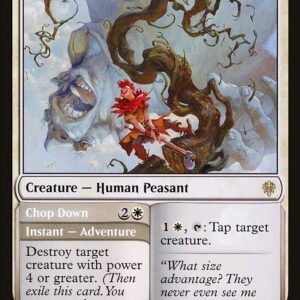 Throne of Eldraine - 14 - Giant Killer // Chop Down - Rare - W - Non-foil