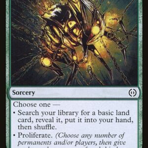 Phyrexia: All Will Be One - 185 - Thirsting Roots - Common - G - Foil