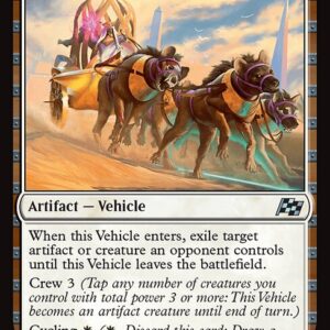 Aetherdrift - 12 - Detention Chariot - Uncommon - W - Foil