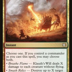 Forgotten Realms Commander - 51 - Klauth's Will - Rare - RG - Non-foil (Front)