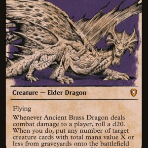 Commander Legends: Battle for Baldur's Gate - 389 - Ancient Brass Dragon - Mythic - B - Non-foil