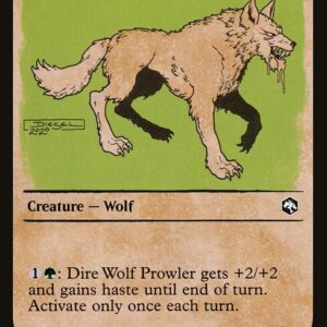 Adventures in the Forgotten Realms - 325 - Dire Wolf Prowler - Common - G - Non-foil