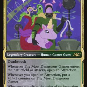 Unfinity - 266 - The Most Dangerous Gamer - Rare - BG - Foil