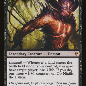 Zendikar - 107 - Ob Nixilis, the Fallen - Mythic - B - Non-foil