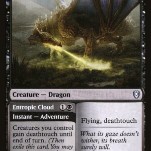 Commander Legends: Battle for Baldur's Gate - 153 - Topaz Dragon // Entropic Cloud - Uncommon - B - Non-foil