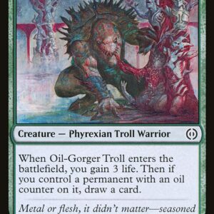 Phyrexia: All Will Be One - 177 - Oil-Gorger Troll - Common - G - Foil