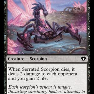 Commander Masters - 185 - Serrated Scorpion - Common - B - Non-foil
