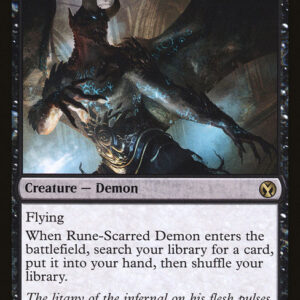 Iconic Masters - 106 - Rune-Scarred Demon - Rare - B - Non-foil