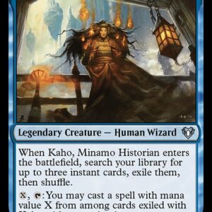 Commander Masters - 101 - Kaho, Minamo Historian - Uncommon - U - Non-foil