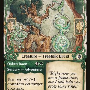 Throne of Eldraine - 301 - Tuinvale Treefolk // Oaken Boon - Common - G - Non-foil