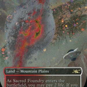 Unfinity - 536 - Sacred Foundry - Rare - C - Foil