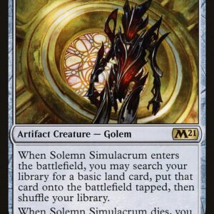 Core Set 2021 - 239 - Solemn Simulacrum - Rare - C - Non-foil (Front)