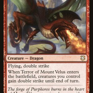 Forgotten Realms Commander - 145 - Terror of Mount Velus - Rare - R - Non-foil (Front)