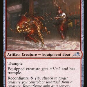 Kamigawa: Neon Dynasty - 135 - Bronzeplate Boar - Uncommon - R - Foil