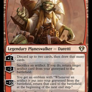 Commander Masters - 213 - Daretti, Scrap Savant - Rare - R - Non-foil