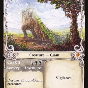Throne of Eldraine - 277 - Realm-Cloaked Giant // Cast Off - Mythic - W - Non-foil