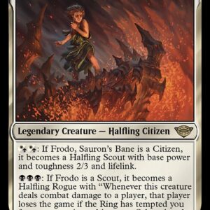 The Lord of the Rings: Tales of Middle-earth - 18 - Frodo, Sauron's Bane - Rare - W - Foil