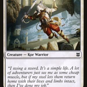 Zendikar Rising - 8 - Cliffhaven Sell-Sword - Common - W - Foil