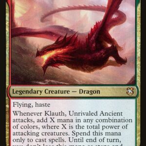 Forgotten Realms Commander - 50 - Klauth, Unrivaled Ancient - Mythic - RG - Foil (Front)