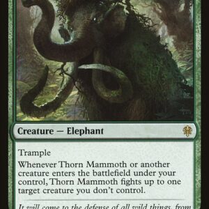 Throne of Eldraine - 323 - Thorn Mammoth - Rare - G - Non-foil