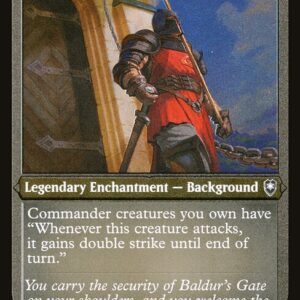 Commander Legends: Battle for Baldur's Gate - 474 - Flaming Fist - Common - W - Foil Etched