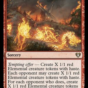 Commander Masters - 263 - Tempt with Vengeance - Rare - R - Foil