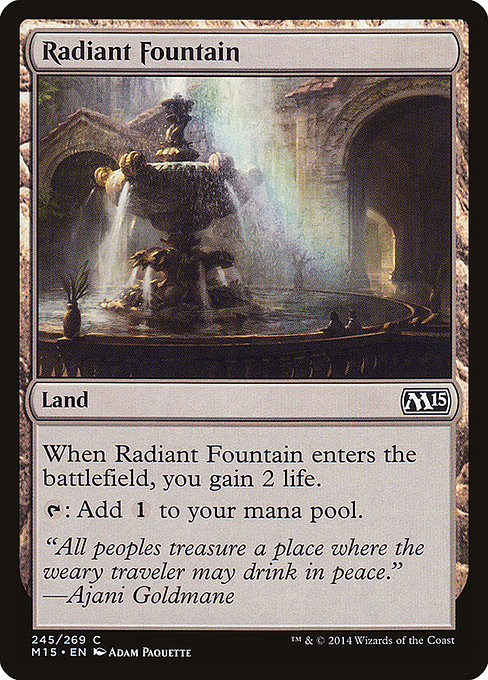 Magic 2015 - 245 - Radiant Fountain - Common - C - Non-foil
